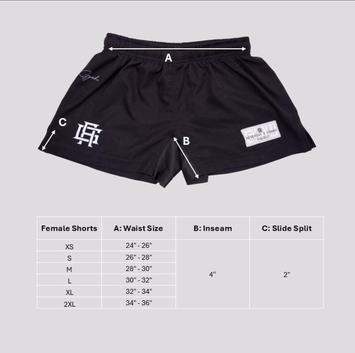 Women's STAPLE Grappling Shorts - SILENT VOID